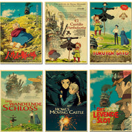 Howl's Moving Castle Vintage Poster