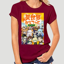 Load image into Gallery viewer, Isekai Quartet T-Shirt (Black/White Color)
