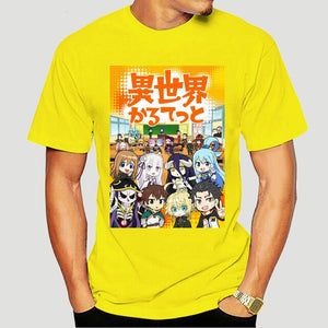 Isekai Quartet T-Shirt (Black/White Color)