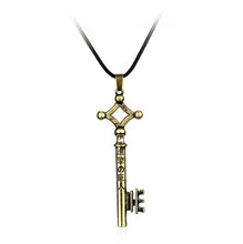 Load image into Gallery viewer, Attack on Titan Eren Jaeger&#39;s Key Shape Necklace
