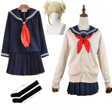 Load image into Gallery viewer, My Hero Academia Himiko Toga JK Uniform And Wig Costume Set

