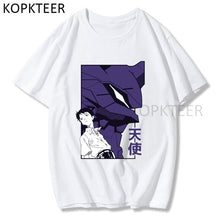 Load image into Gallery viewer, Evangelion T-Shirts Featuring Ayanami Rei, Ikari Shinji and Asuka Langley Soryu
