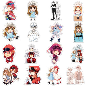 Cells At Work! 10/50pcs Stickers