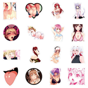 10/30/50pcs Hentai Anime Girls Bunny Girls Stickers