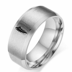 Attack on Titan Stainless Steel Ring
