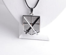 Load image into Gallery viewer, Attack on Titan Wings of Freedom Necklace
