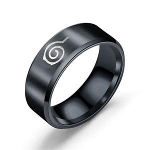8mm Naruto Titanium Steel Ring