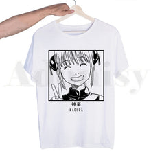 Load image into Gallery viewer, Gintama T-shirts Featuring Sakata Gintok andi Kagura Elizabeth

