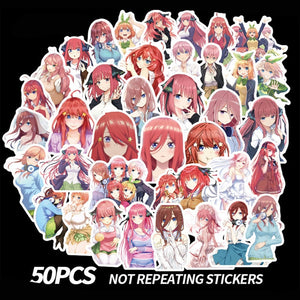 The Quintessential Quintuplets Stickers 50pcs