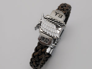 Anime Attack On Titan Leather Bracelets Wristband