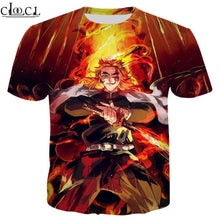 Load image into Gallery viewer, Demon Slayer Rengoku Kyoujuro T-shirt

