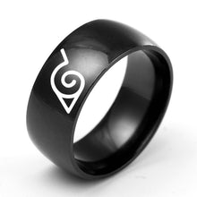 Load image into Gallery viewer, 8mm Naruto Titanium Steel Ring
