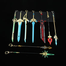 Load image into Gallery viewer, Genshin Impact Swords Keychains
