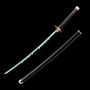 Demon Slayer Tanjiro Sword Green Version For Cosplay