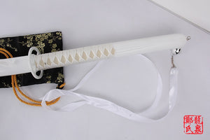 Bleach Rukia Kuchiki White Samurai Sword For Cosplay