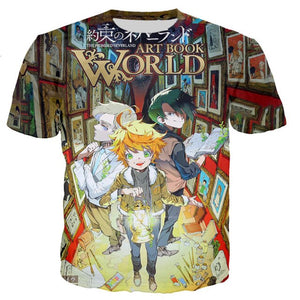 Anime The Promised Neverland 3D Print T-shirt