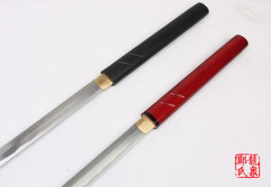 Shirasaya Samurai Katana Red/Black For Cosplay