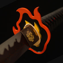Load image into Gallery viewer, Demon Slayer: Kimetsu no Yaiba Kyojuro Rengoku Real Steel Katana 2
