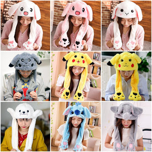 Pokemon Pikachu & Bunny Hat With Moving Ears