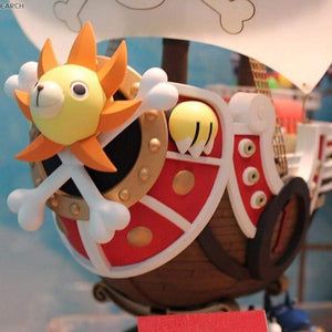 Anime One Piece Thousand Sunny & Meryl Boat Pirate Ship Figure PVC Action Figure - TheAnimeSupply