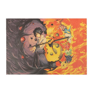 Naruto Classic Kraft Paper Poster