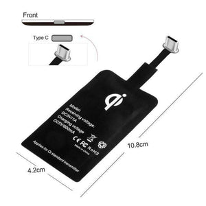 Universal Qi Wireless Charger Receiver Charging Adapter - TheAnimeSupply