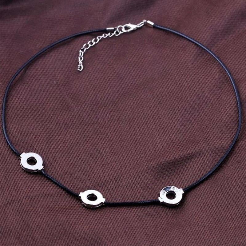 Naruto Akatsuki Uchiha Itachi Necklace Titanium Steel Pendant
