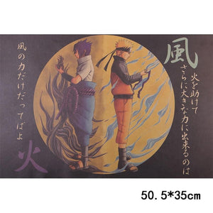 Naruto Vintage Poster 50.5x35cm