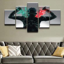 Load image into Gallery viewer, Sword Art Online Kirito Sword 5 piece Canvas Wall Art - TheAnimeSupply
