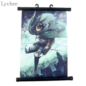 Japan Anime Attack on Titan Wall Scroll Painting Canvas Poster - TheAnimeSupply