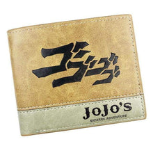 Load image into Gallery viewer, JOJO Bizarre Adventure Leather Wallets Anime - TheAnimeSupply
