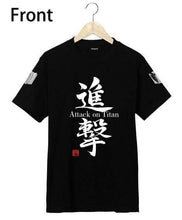 Load image into Gallery viewer, Attack On Titan t shirt mens clothing streetwear t-shirt anime - TheAnimeSupply
