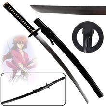 Load image into Gallery viewer, Rurouni Kenshin Anime Reverse Sword Real Steel Blade Katana (Not Sharp) - TheAnimeSupply
