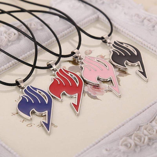 Alloy Fairy Tail Guild Sign Pendant Necklace 5 Colors - TheAnimeSupply