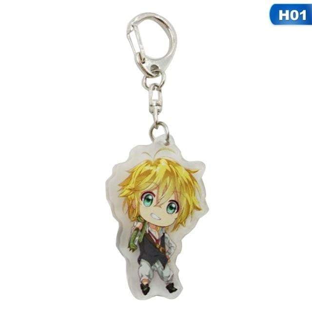 The Seven Deadly Sins 8 Styles Acrylic Keychain - TheAnimeSupply