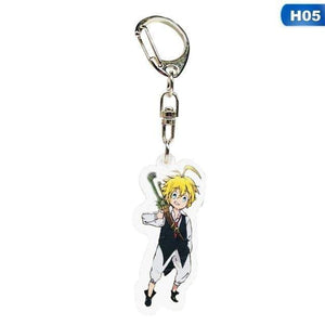 The Seven Deadly Sins 8 Styles Acrylic Keychain - TheAnimeSupply