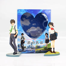 Load image into Gallery viewer, 2pcs/lot 22cm Anime Your Name Mitsuha Miyamizu Taki Tachibana PVC Action Figure Set

