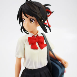2pcs/lot 22cm Anime Your Name Mitsuha Miyamizu Taki Tachibana PVC Action Figure Set