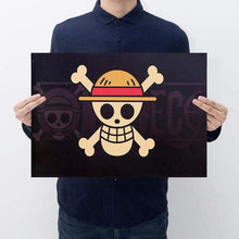 Load image into Gallery viewer, 16 styles One Piece Poster Wall Sticker Vintage - TheAnimeSupply
