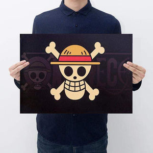 16 styles One Piece Poster Wall Sticker Vintage - TheAnimeSupply