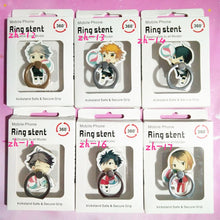 Load image into Gallery viewer, Haikyu!! Ring Phone Holder 6pc/Lot
