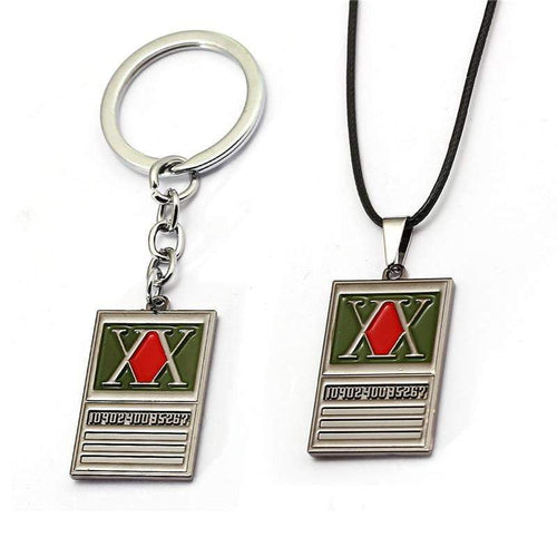 Hunter License card Keychain and Necklace - Hunter X Hunter - TheAnimeSupply