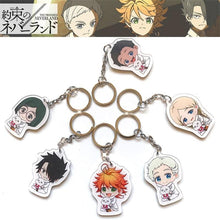 Load image into Gallery viewer, The Promised Neverland Yakusoku no Neverland Two-sided Keychain
