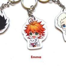 Load image into Gallery viewer, The Promised Neverland Yakusoku no Neverland Two-sided Keychain
