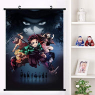Anime Demon Slayer: Kimetsu no Yaiba Kamado Tanjirou Kamado Nezuko Wall Scroll Poster - TheAnimeSupply