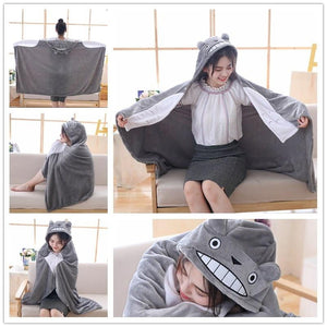 My Neighbour Totoro Blanket Hoodie