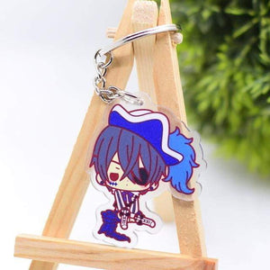 Black Butler Keychain Double Sided Key Chain - TheAnimeSupply