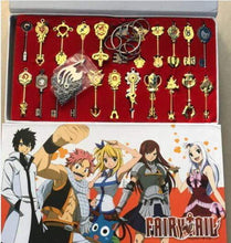 Load image into Gallery viewer, Fairy tail Constellation Celestial Key Ring 22 set - TheAnimeSupply

