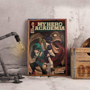 My Hero Academia Vintage Poster 45.5x31.5cm - TheAnimeSupply