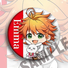 Load image into Gallery viewer, The Promised Neverland Anna Emma Norman Gilda Ray Phil Badge
